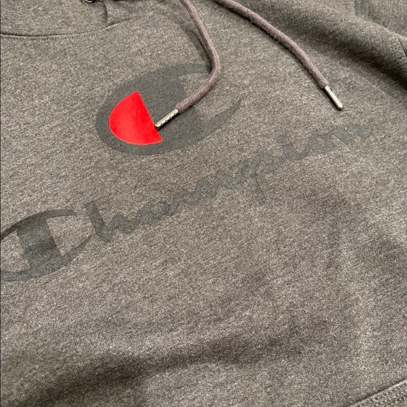 Champion Heather Grey Hoodie/Sweatshirt - Picture 2 of 4